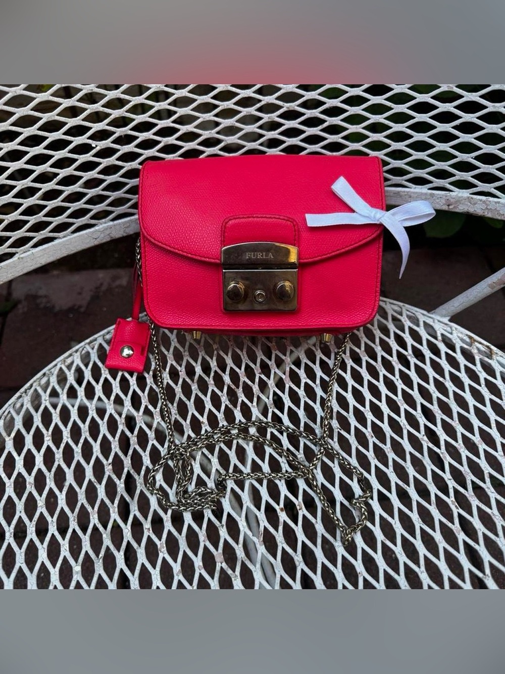 Furla Hot Pink Mini Crossbody